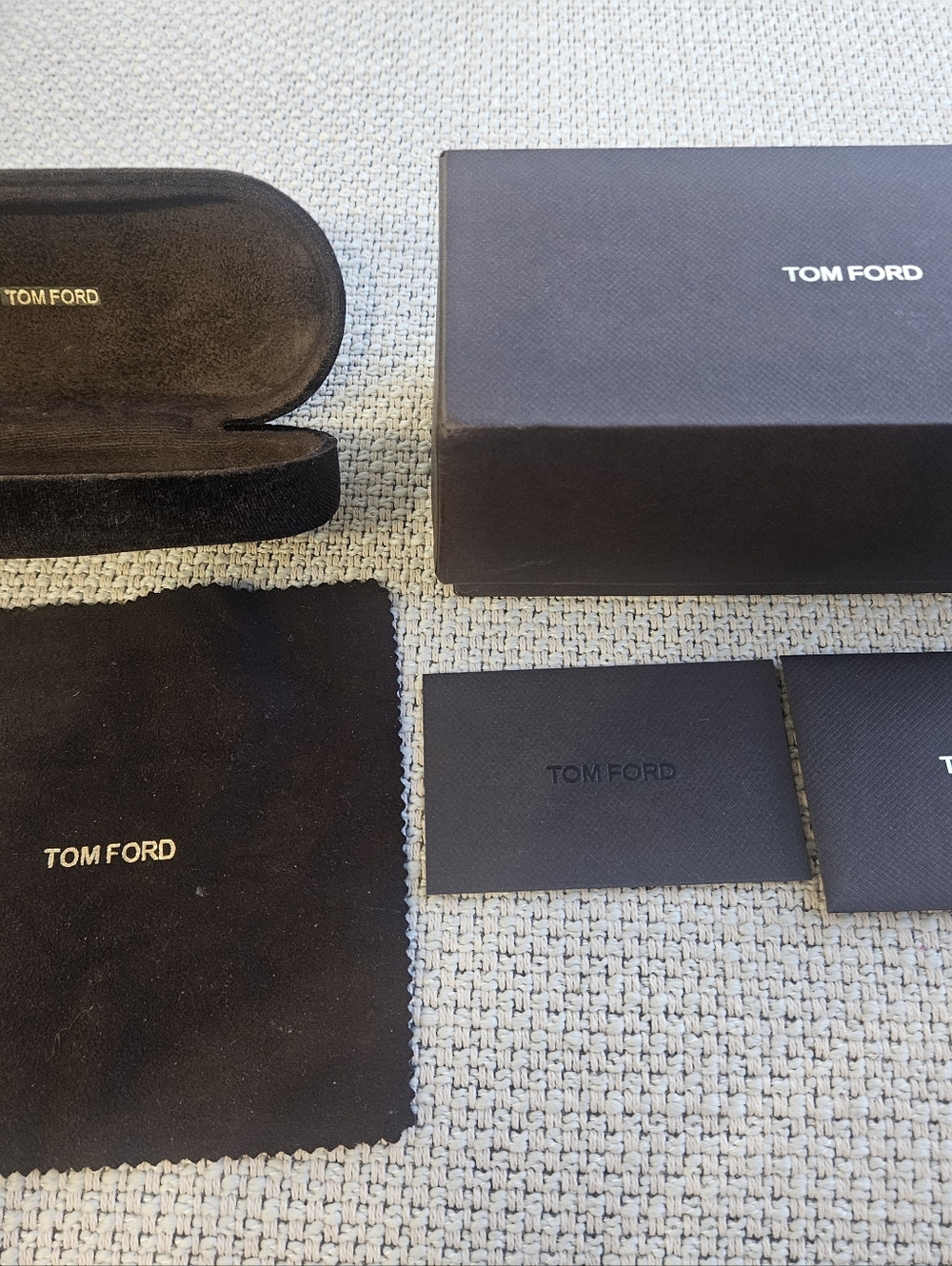 Tom Ford Empty box and case for eye glasses